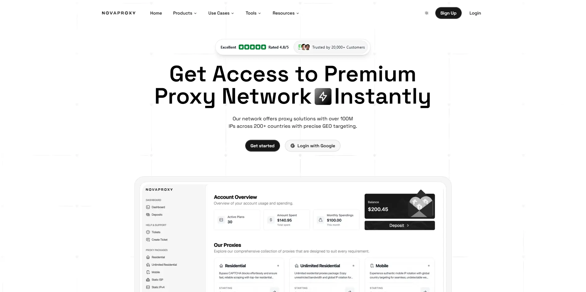 NovaProxy screenshot